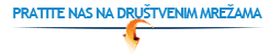 Pratite nas na drustvenim mrezama
